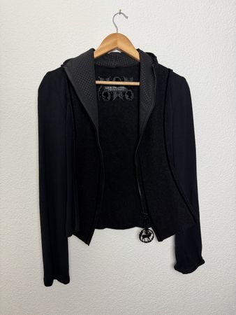 LIEBLINGSTEILE Jacke Damen Grösse 38 Wolle Schwarz