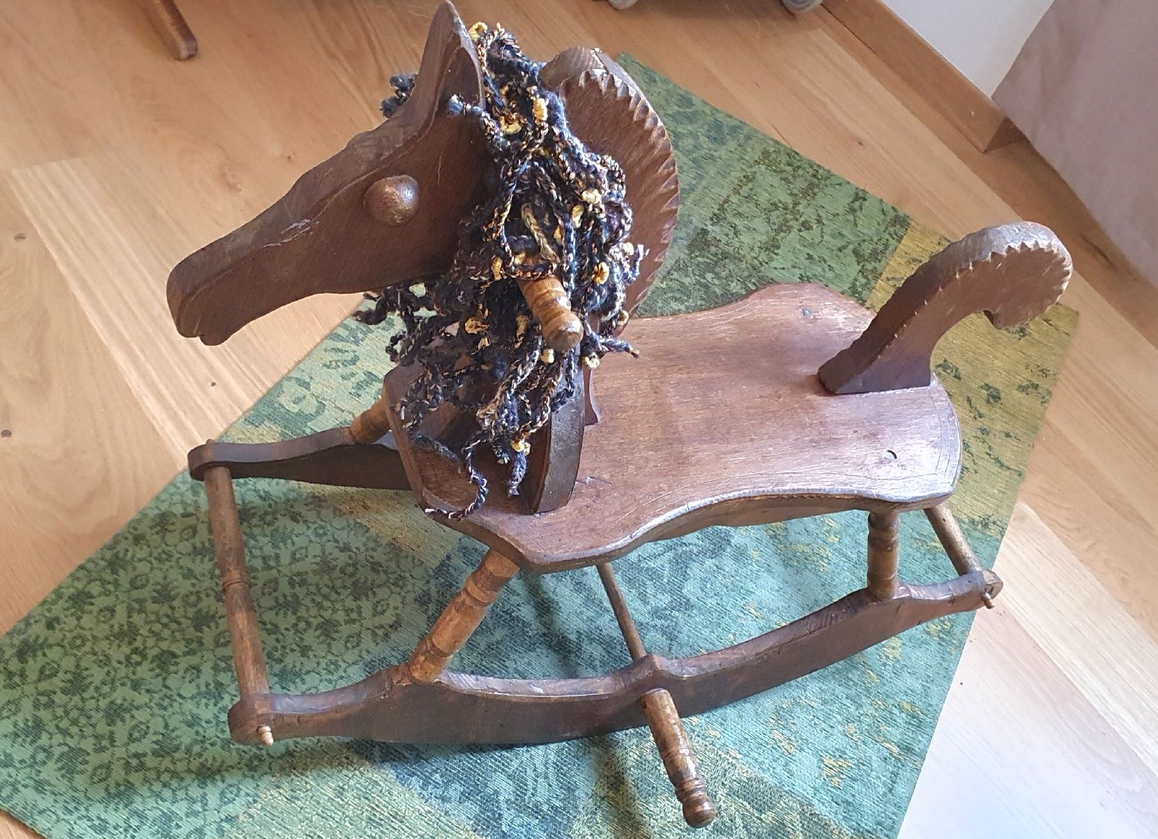 Jouets: antikes Schaukelpferd Holz braun  – D'occasion à Gossau SG par ush_db7j 3