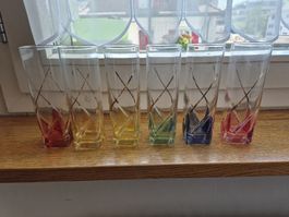 Elegantes Glas mit Golddekor - Perfekt für den Sommer!