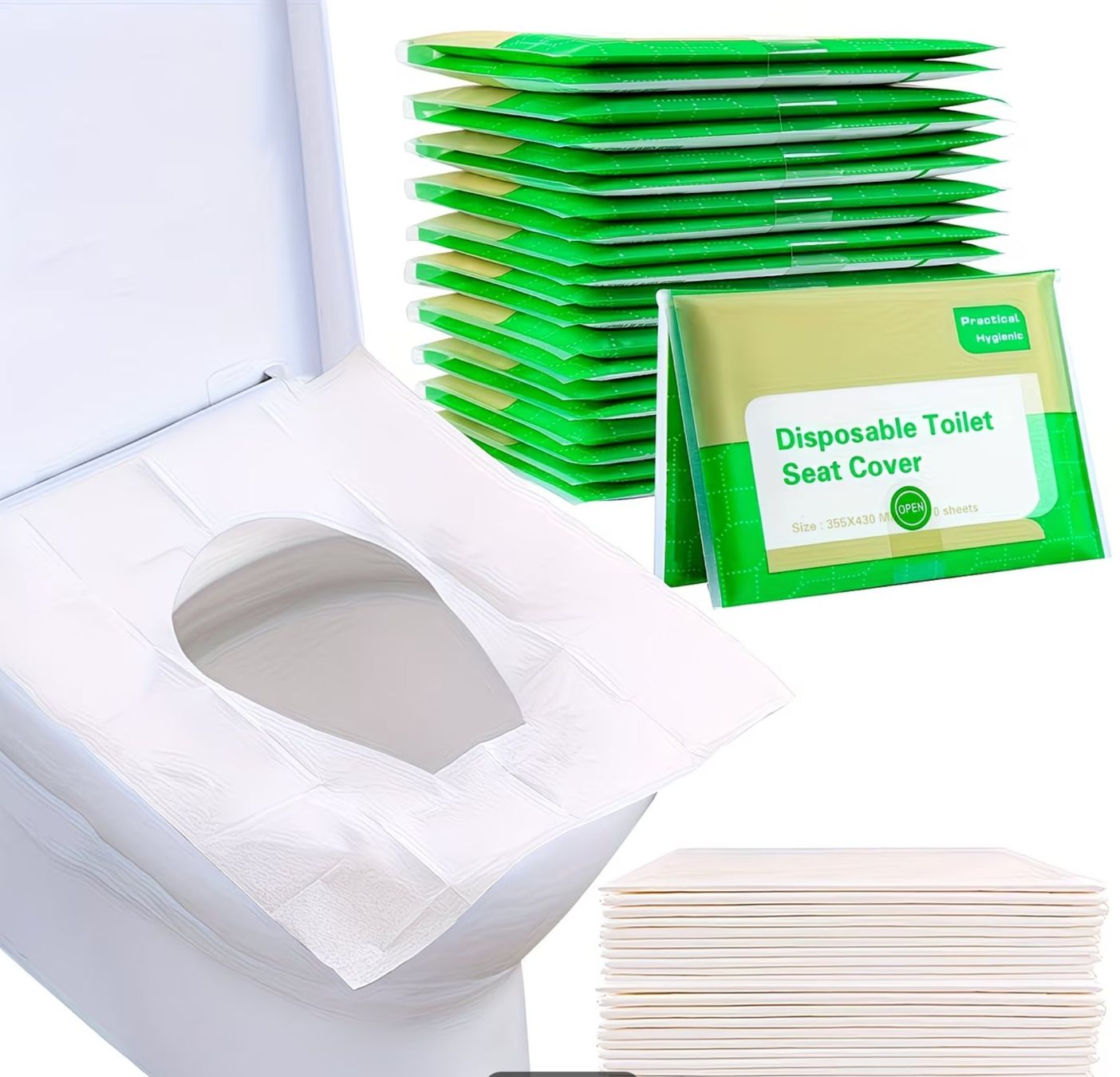 WC: Einweg WC-Sitzauflagen – Nuovo e nell'imballaggio originale da Reinach BL venduto da Deinfashion 4