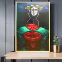 Abstrakt, Acryl auf Leinwand 90 x 130 cm, unsigniert