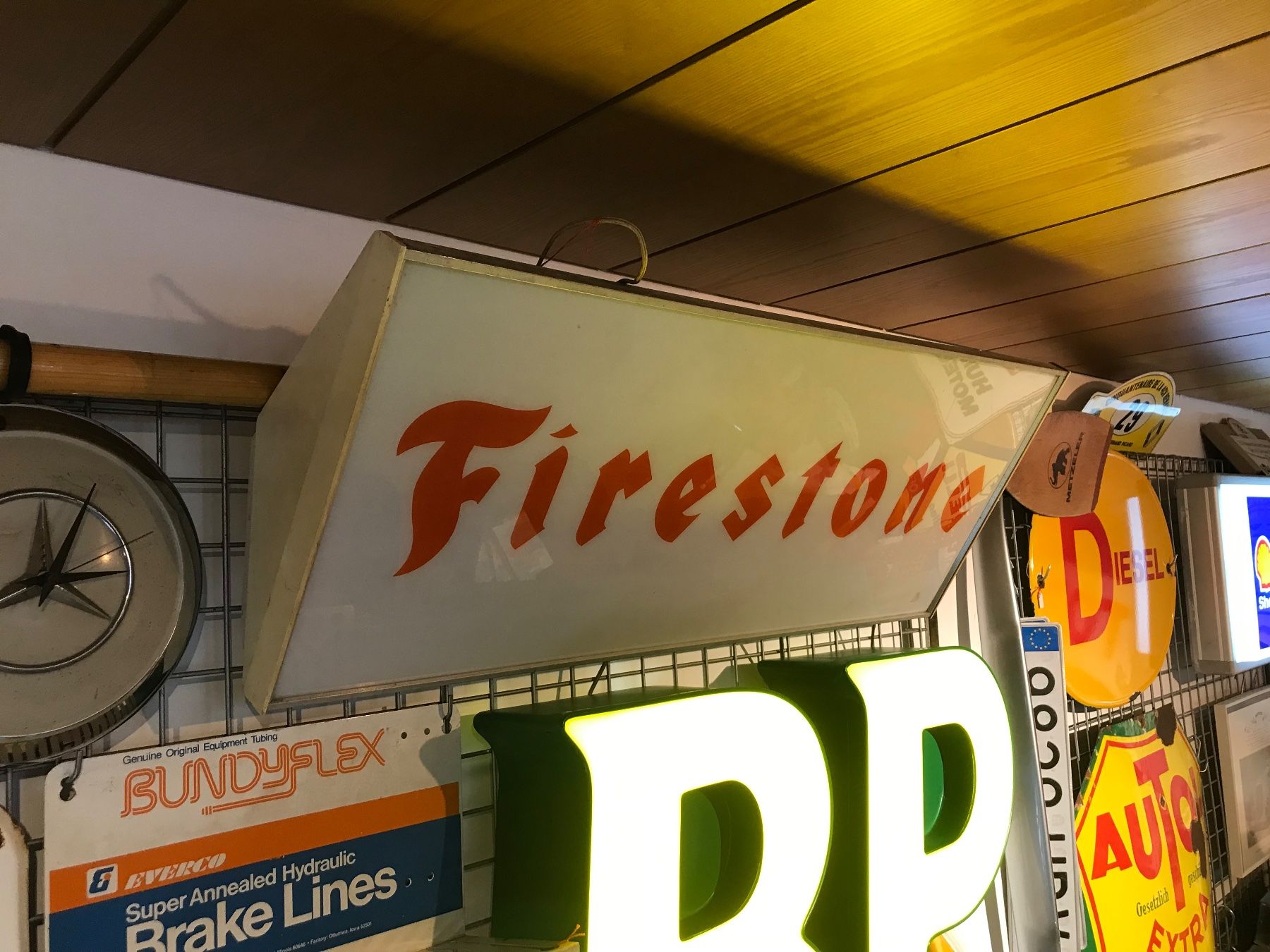 Firestone Schilder: Firestone - Leuchtreklame – Gebraucht aus Erlinsbach von Stu-ff 4