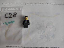 Legofigur  cty0478	 Police - City Bandit /C28