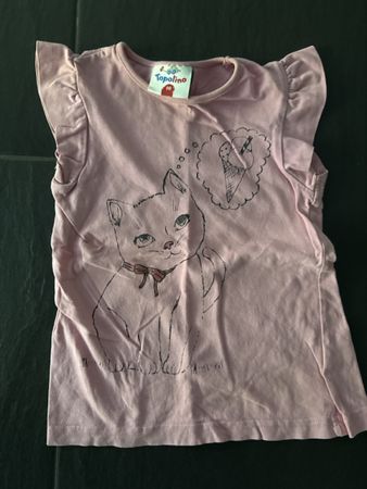 T-Shirt Katze&Eis Grösse 98