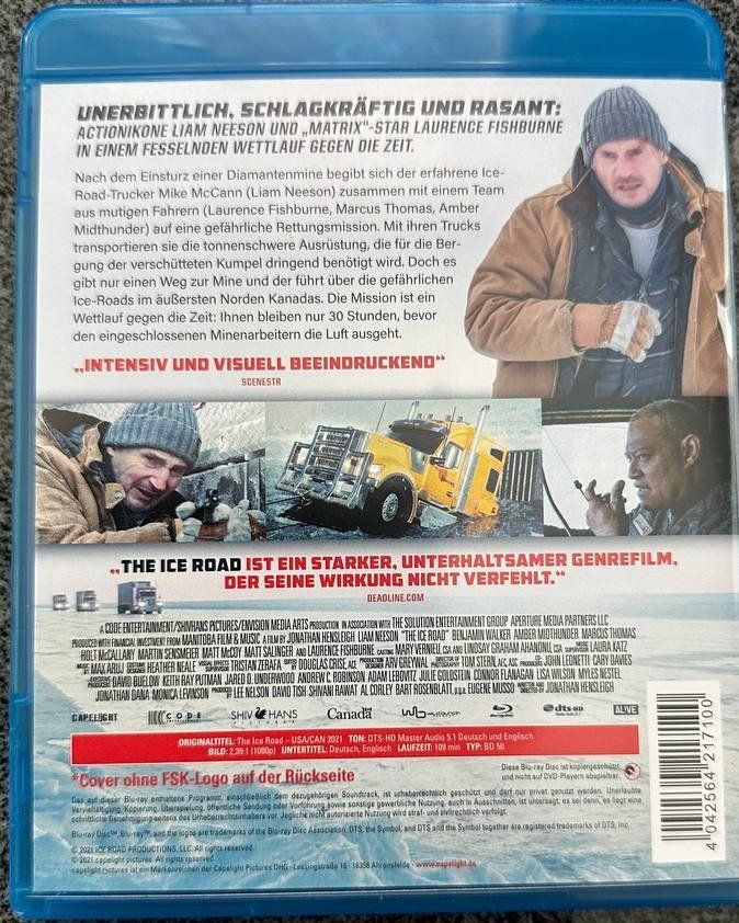 Tutti i DVDs: Ice Road - Action Kracher mit Liam Neeson Blu-ray – Usato da Beringen venduto da Mantafisch1 1