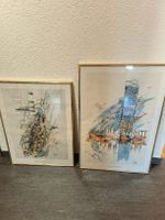 Thomas Weissenberger Drucke Saxophon & Symphonie, 2 gerahmt