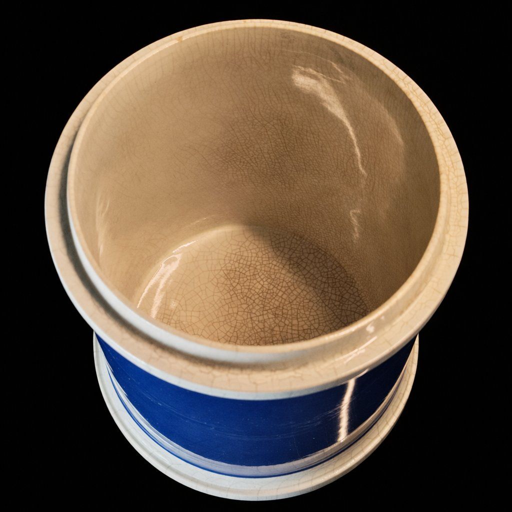 Alle Dekorationen: Seltene Apothekerdose UNC. HYD. MIT. Blau Keramik – Gebraucht aus Monthey von 19_karen_84 4