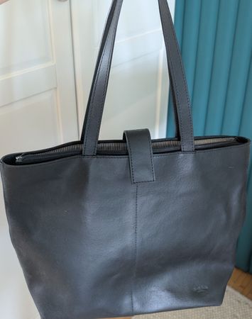 Schwarze Leder shopper, guter Zustand - Gusti Leder 