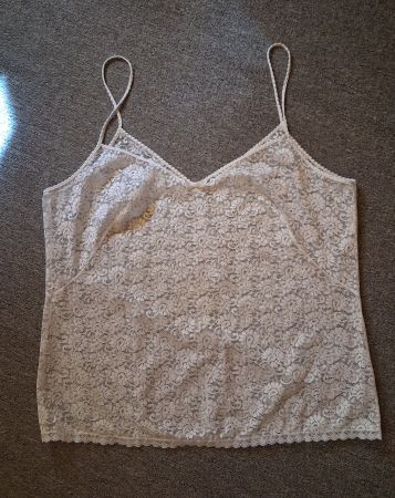Spitzentop Damen weiss,  Vintage, neuwertig