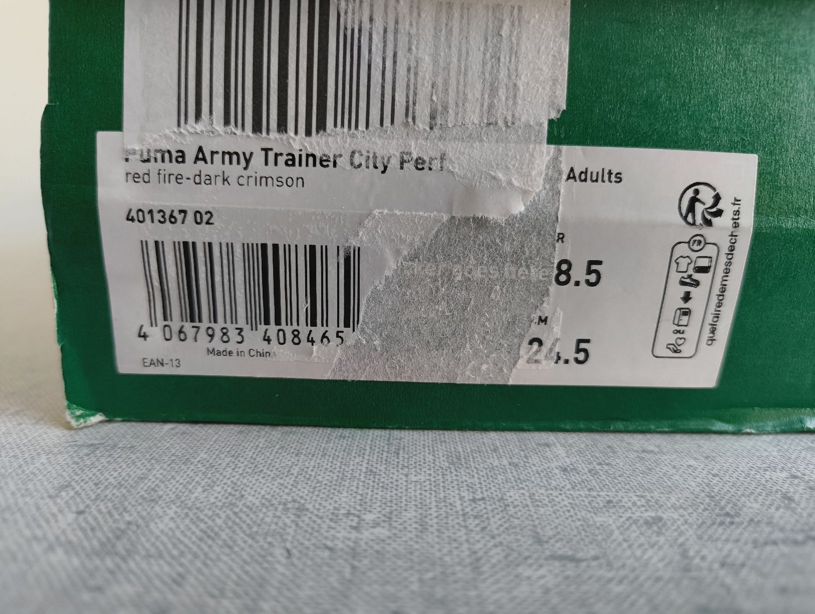Puma Herrenschuhe: Puma Army Trainer City, Grösse 38.5 – Neu und originalverpackt aus Uitikon Waldegg von PJLS1 4