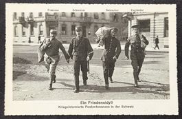 Kriegsinternierte Postordonanzen Armee Post Schweiz PK CP