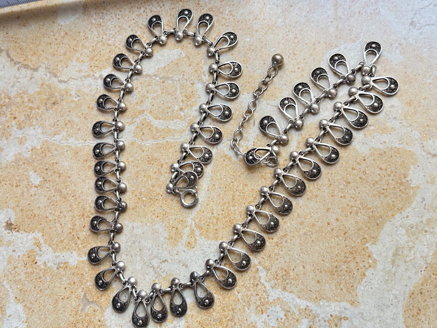 Catenine: Wunderschöne Vintage Silberkette (800) – Usato da Dittingen venduto da Bijoubelle 6