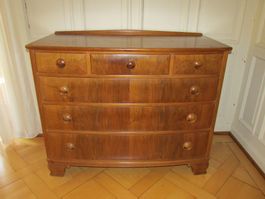 Kommode / Schubladenkommode aus Holz, 50er-Jahre