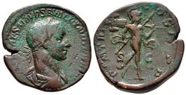 SEVERUS ALEXANDER Æ Sestertius (226 AD)