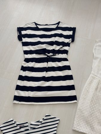 4   Sommerliches Streifenkleid Set, Grösse M/ 38Top Zustand!