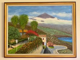 Oelbild Teide