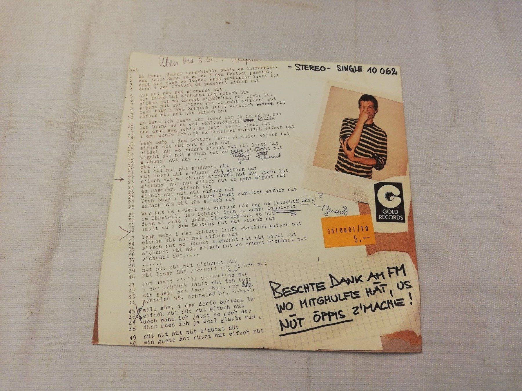 Schallplatten: CLAUDE - NÜT – Gebraucht aus Bern von Vinylsound.ch 1
