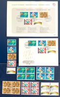 1989 Sondermarken II  FDC + Viererblock + Einzel + Div. ET