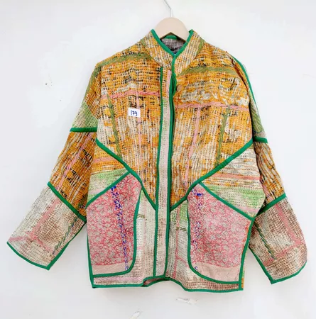 Vintage Kantha Jacket — One of a Kind 🧵