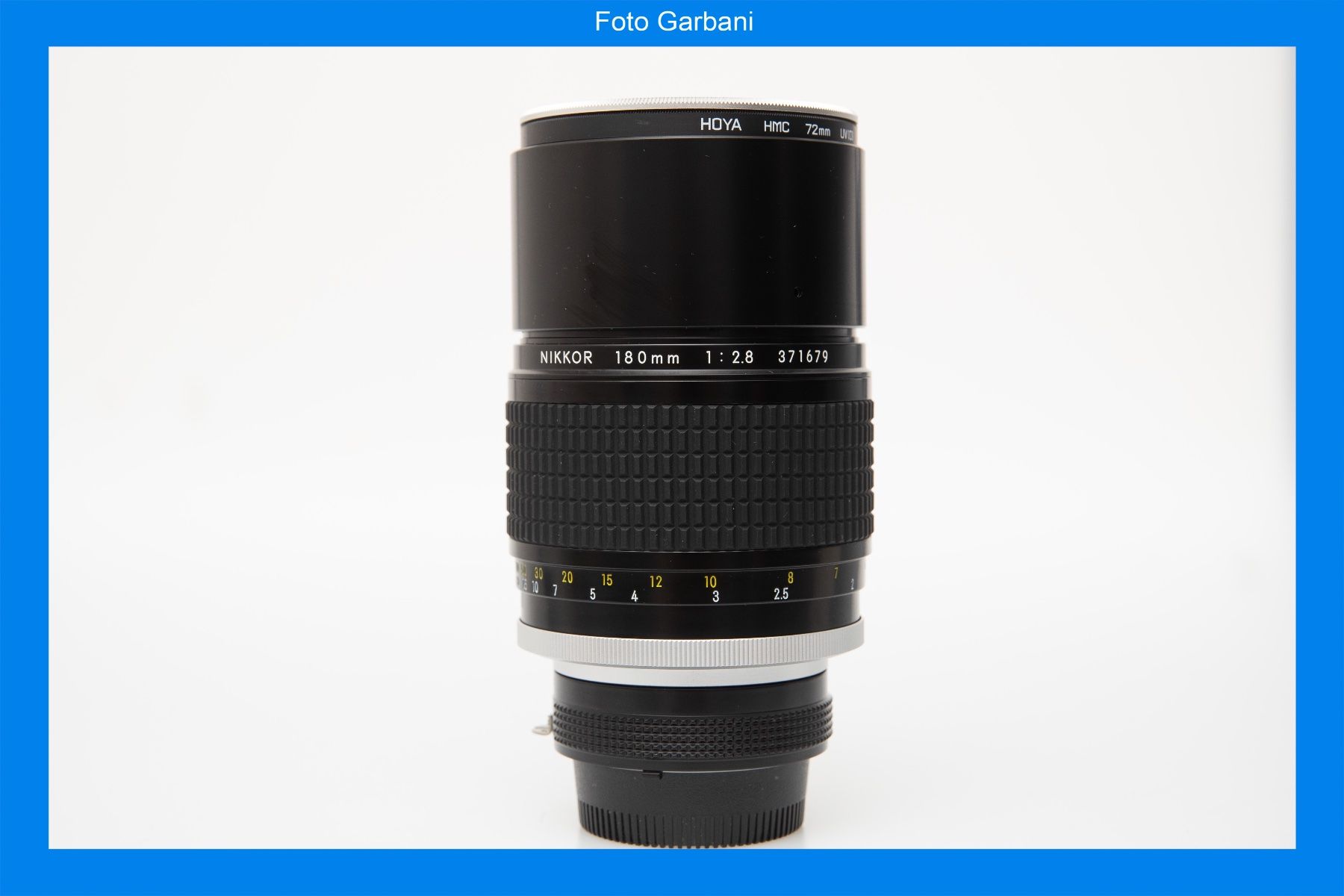 Nikon Obiettivi: Nikon Nikkor 180mm f2.8 – Usato da Muralto venduto da FotoGarbani
