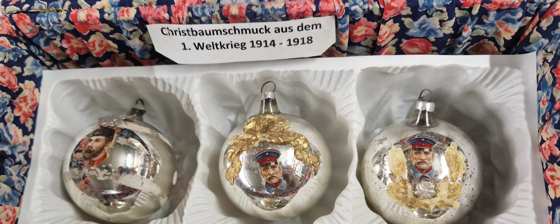 Toutes les décorations: 10 WEIHNACHTSKUGELN AUS DEM 1 WELTKRIEG – D'occasion à Bilten par Mic2022 3