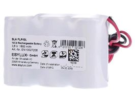 Akku ESYLUX für SLA FLP/GL - 4 Stück -