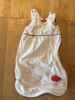 Babyschlafsack Zizzz weiss rot (0-6 Monate)