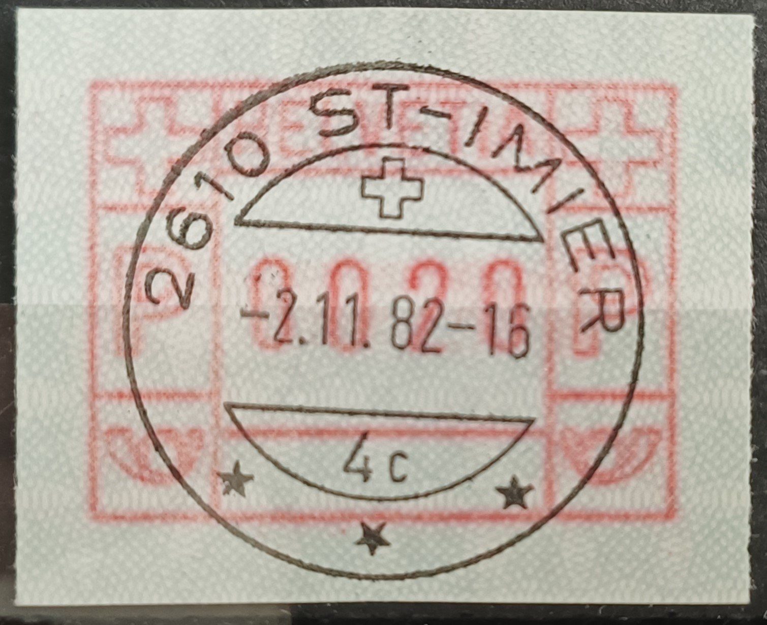 Tous les timbres: 1981 ATM mit schönem Stempel – D'occasion à Dübendorf par goeggi79