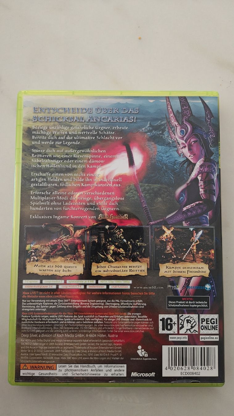 Giochi: Sacred 2 Fallen Angel - Xbox 360 – Usato da Montagnola venduto da mattbert86 1