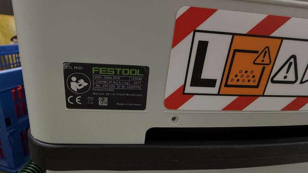 Festool CS 70 EB Precisio Tischzugsäge + CTL MIDI Absaugung (Gebraucht ...