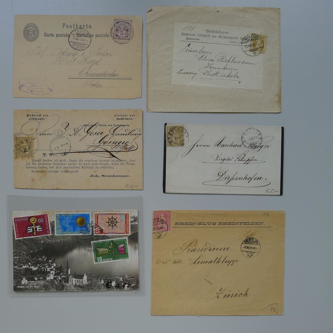 Alle Briefmarken: Grosse Briefsammlung von über 400 Stück – Gebraucht aus Sursee von Luzernerraute 3