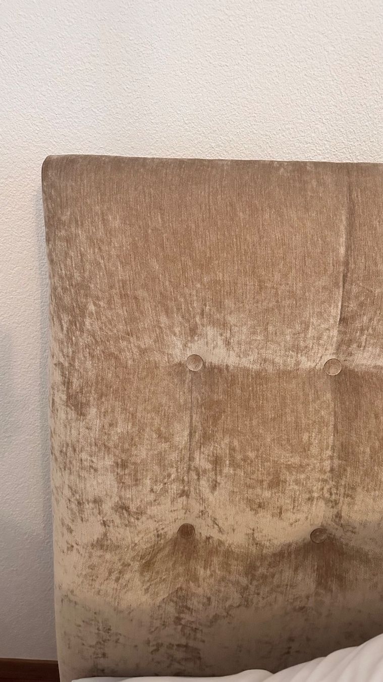 Letti: Bett Samt Beige 180cm Breit – Usato da Dübendorf venduto da SPLO 1