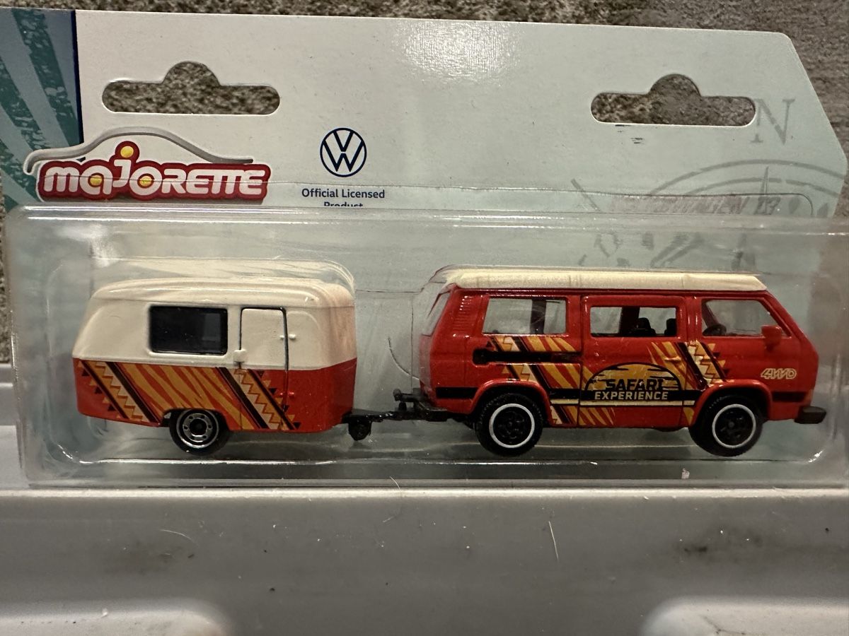 Majorette Modellautos: Majorette vw bus syncro Wohnwagen 4x4 – Neu (gemäss Beschreibung) aus Reinach AG von rares75