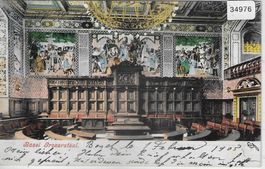 Basel - Grossratsaal - Litho