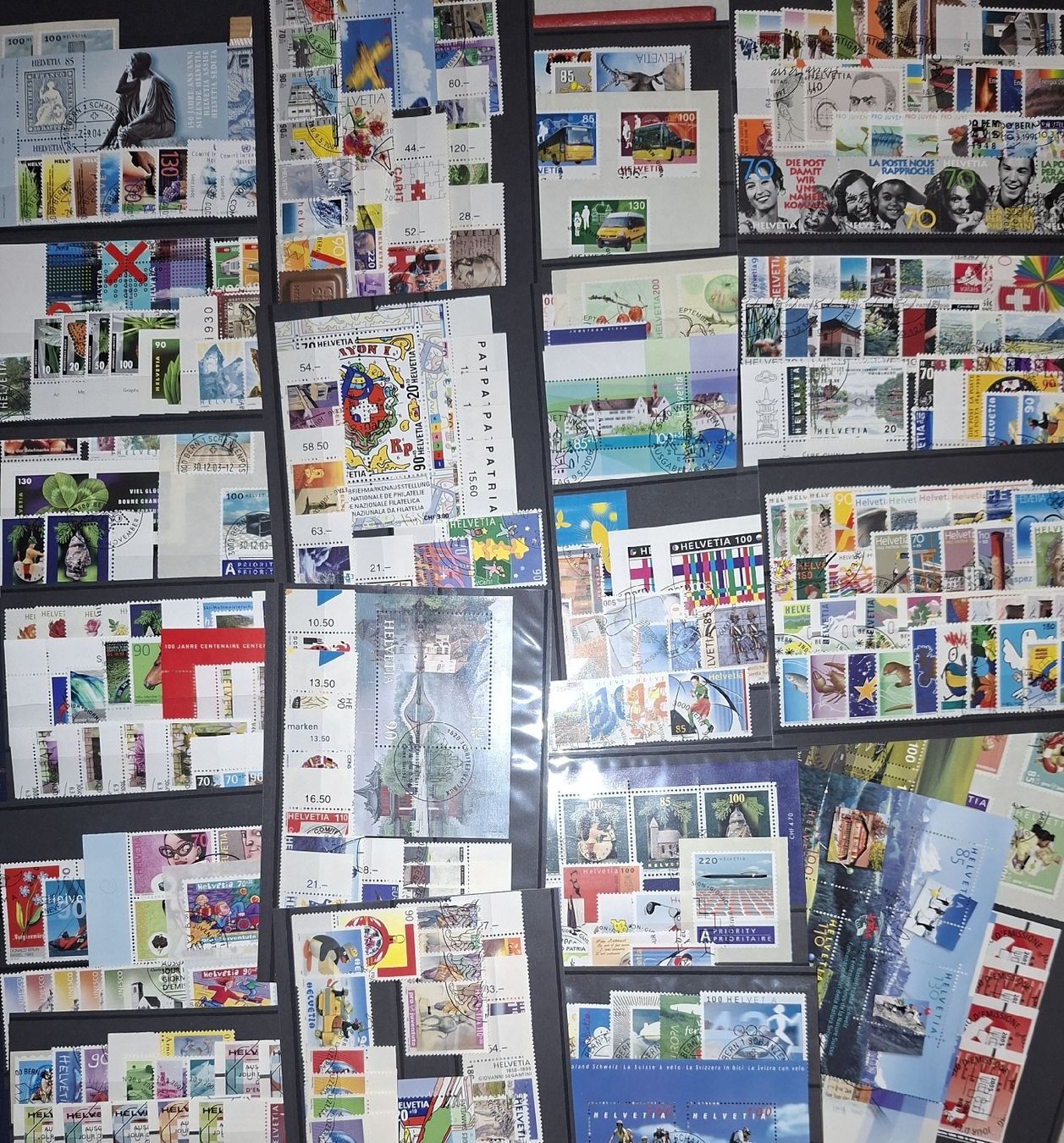 Tutti i francobolli: Diverse Werbemarken ET Stempel Lot – Usato da Balgach venduto da SIMEON27