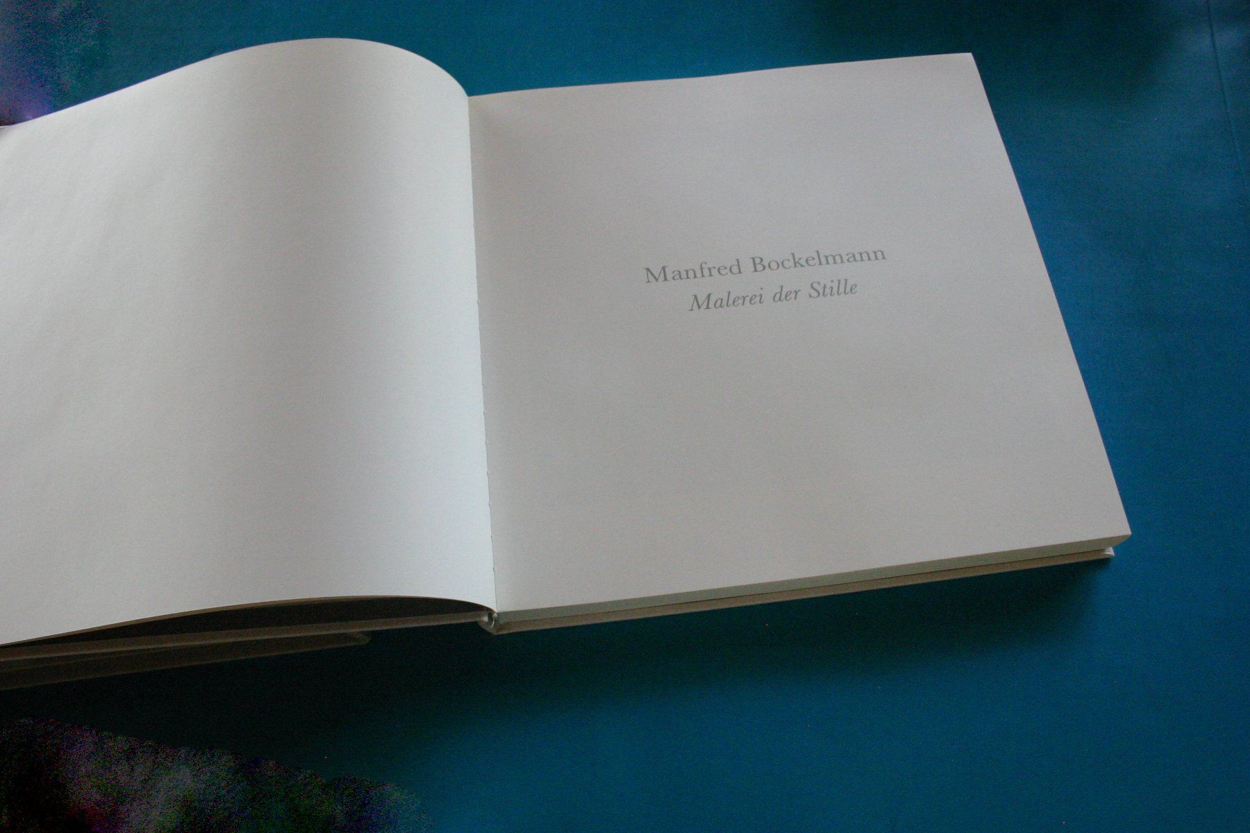 Libri: Manfred Bockelmann Malerei der Stille – Usato da Winkel venduto da franzxaver60 2