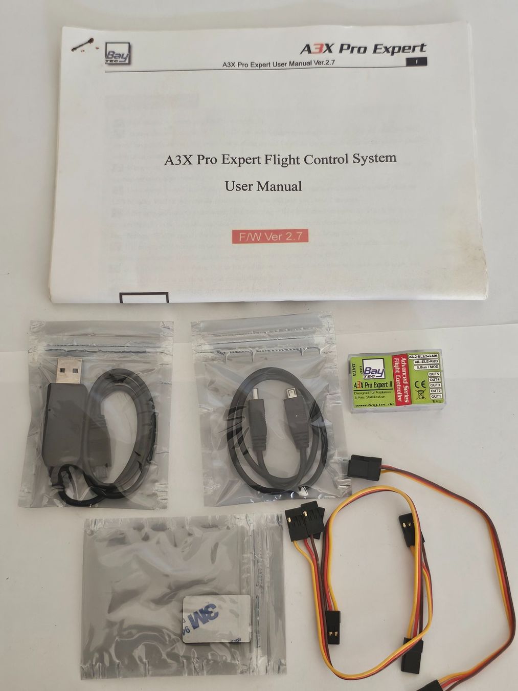 Telecomando: Bay-Tec A3X Pro Expert III V2.2 MEMS Flächen Flugstabil – Nuovo (secondo la descrizione) da Hunzenschwil venduto da swissladyshop