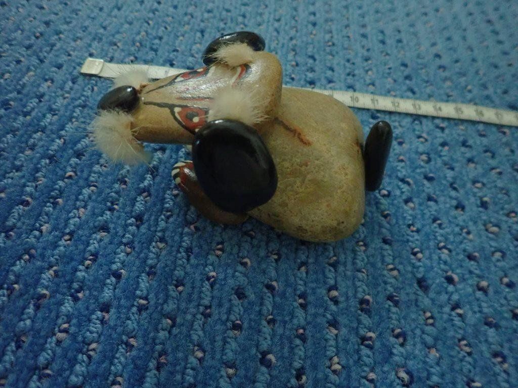 Statuette: Steindackel Dackel Hund bemalt – Usato da Galgenen venduto da Marc98 2