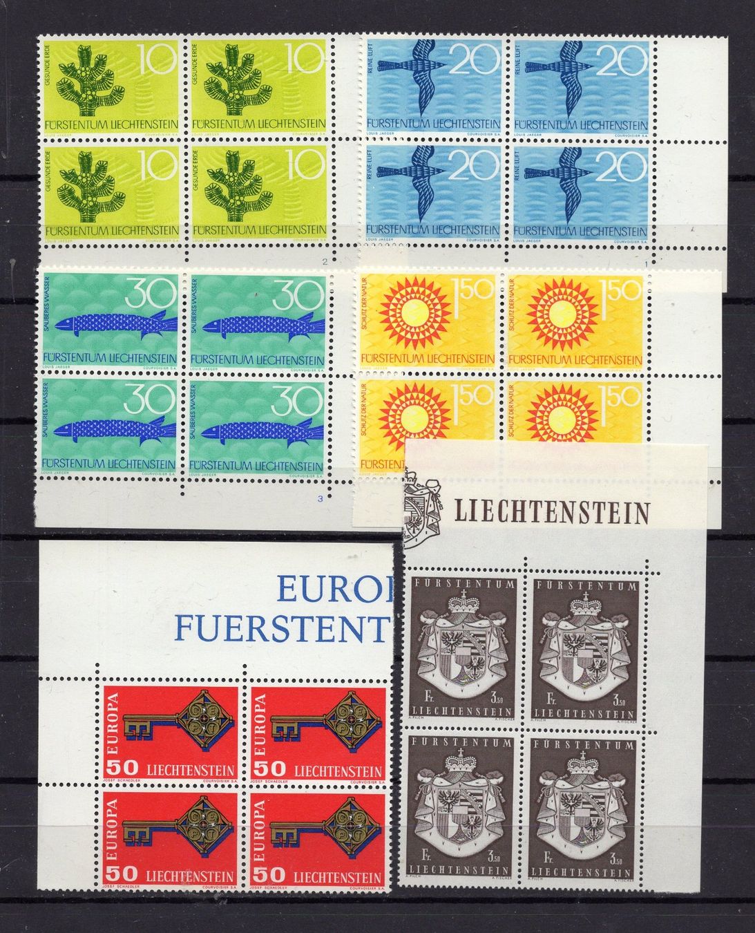 Tutti i francobolli: R2706  /  Liechtenstein 1964-1969 – Nuovo (secondo la descrizione) da Ste-Croix venduto da MONT-TAGNAC 1