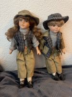 Geschwister Puppen mit Keramikkopf