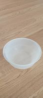 Behälter/Plastikschüssel/Rührschüssel mit grünem Deckel