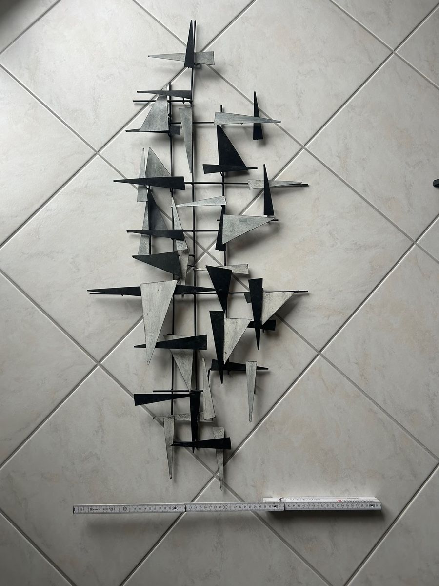 Alle Dekorationen: Wandskulptur Metall abstrakt 110cm – Gebraucht aus Bretzwil von Olga_KroXa 1