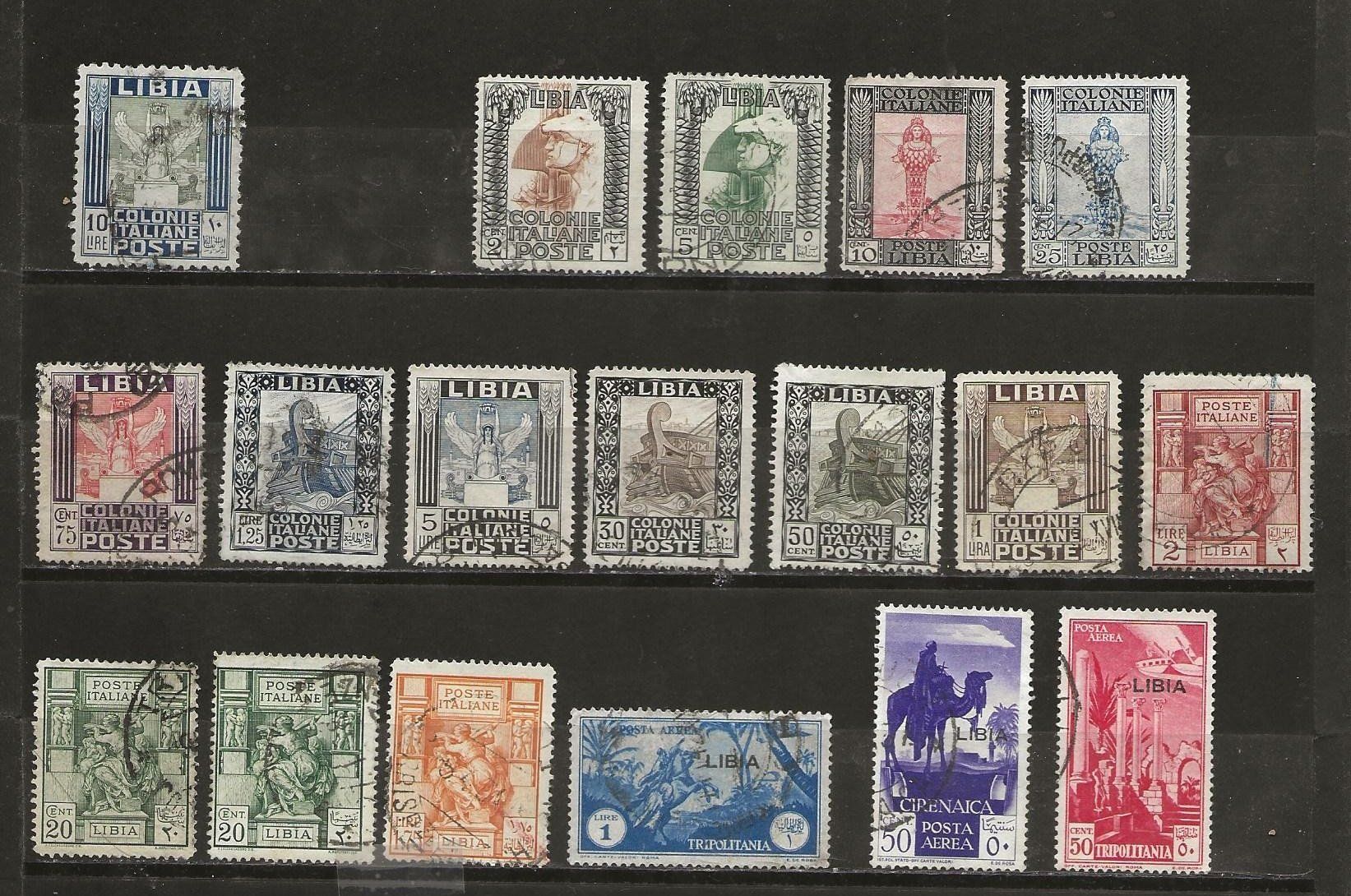 Alle Briefmarken: Libye colonie italienne 1921 ... – Gebraucht aus Sion von PierreP01