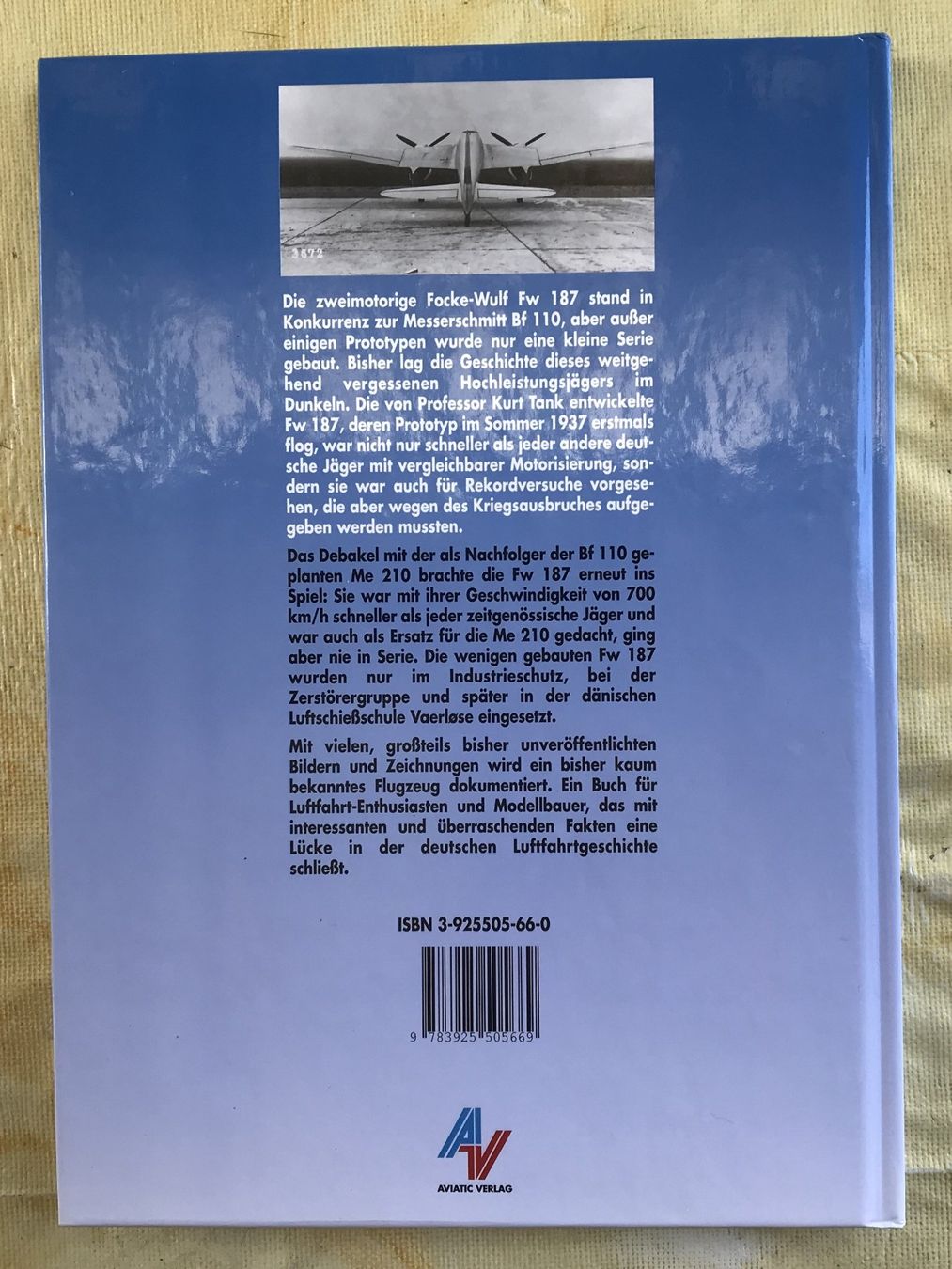 Libri: BUCH FOCKE-WULF FW 187 – Usato da Ostermundigen venduto da wini63 9