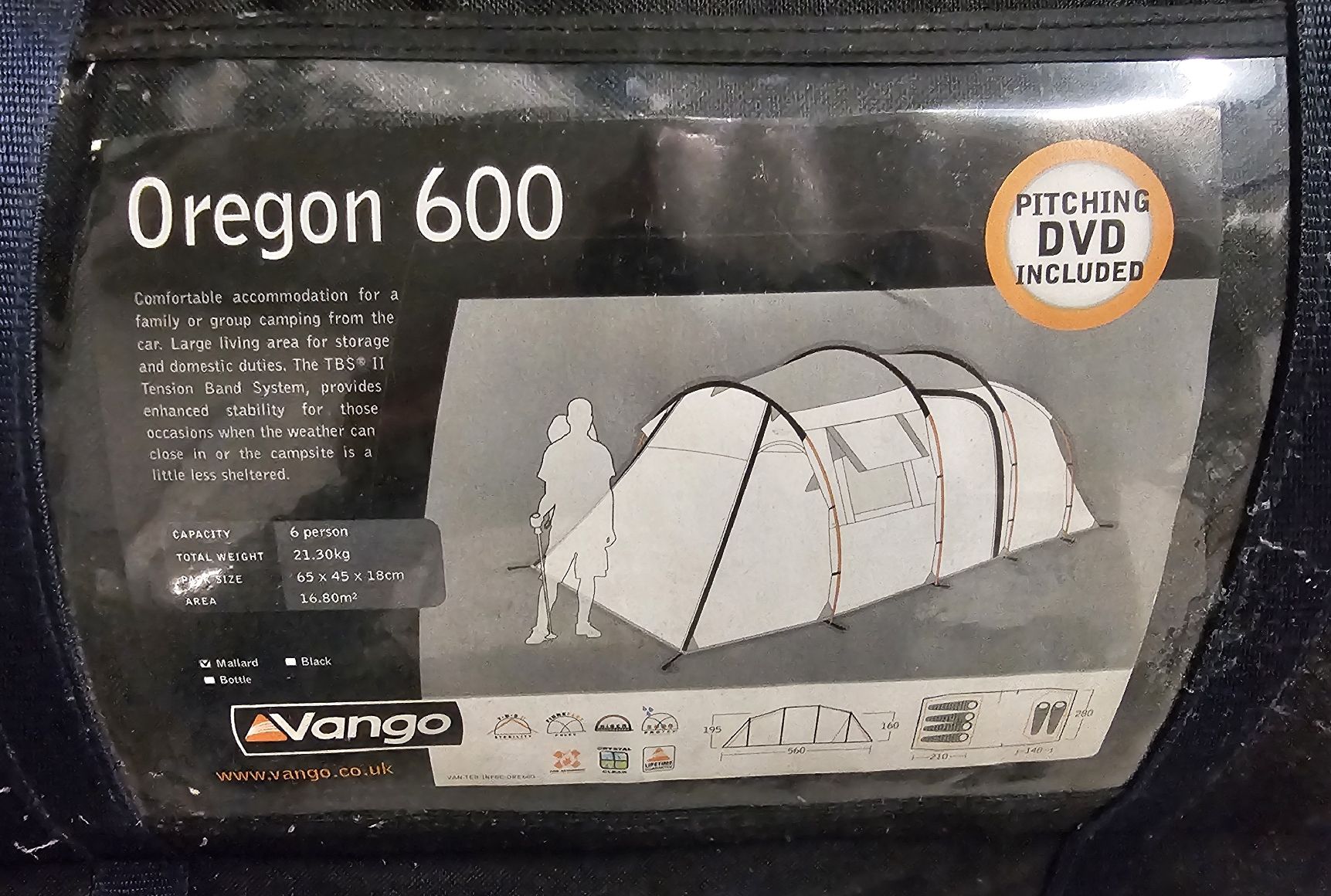Vango Tende : Vango Oregon 600 6-Person Zelt – Usato da Freienstein venduto da Mitenand 2