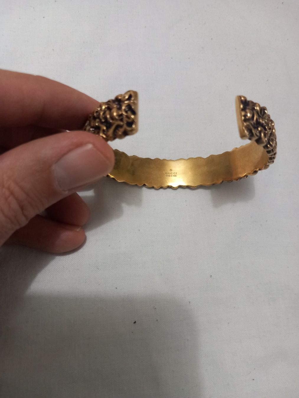 Gucci Bracciali & Braccialetti: Gucci ensemble bracelet et bague "Lion Mane" – Usato da Le Grand-Saconnex venduto da Rgt87 1