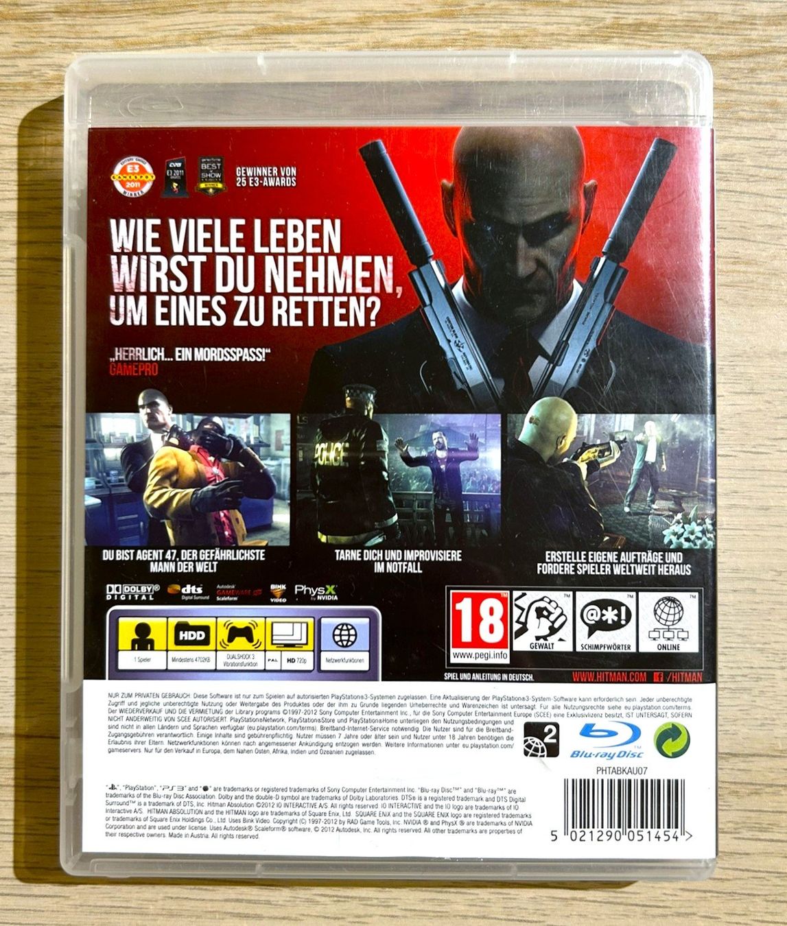 Sony Jeux: Hitman Absolution PS3 – D'occasion à St. Gallen par Alpine.Arcade 1