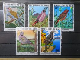 Vögel Mali Mi 633-37**