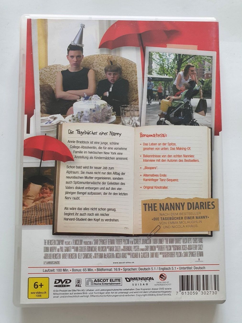 Tutti i DVDs: Nanny Diaries DVD – Usato da Oberdorf BL venduto da BaldenEagle 1