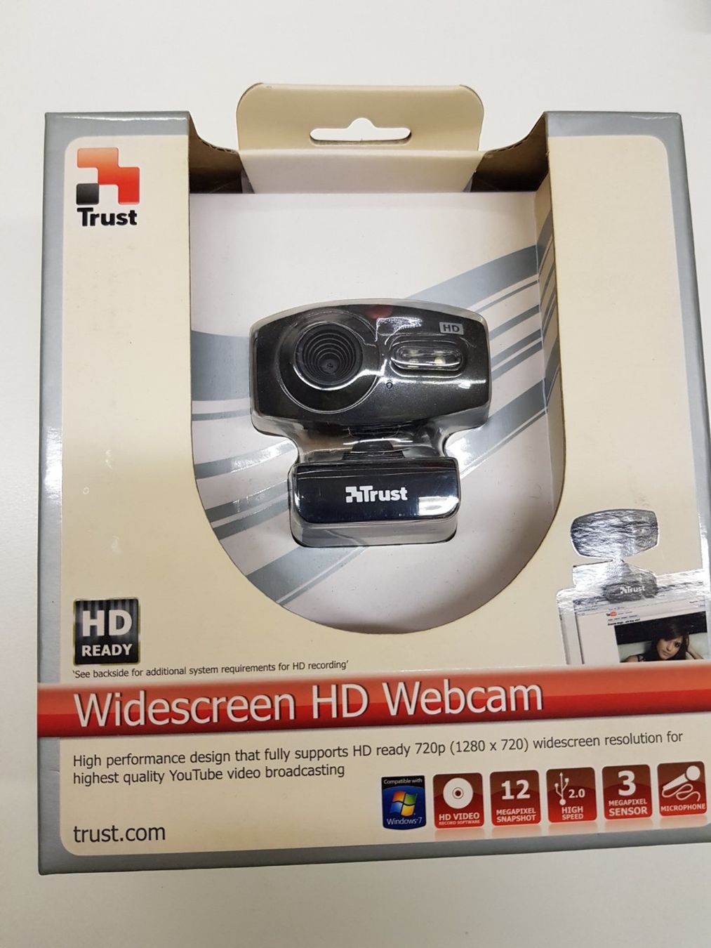 Trust Webcam, HD, USB 2.0, Neuwertig für Homeoffice! (Neu und ...